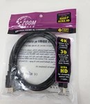Zoom Speed High Hdmi W/ethernet 6FT Cable 4K 3D Ultra. Fixed Price $8.99.