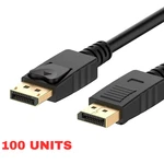 Lot Of 1-100 6FT Displayport Cable 4K 60HZ 2K 165HZ Hd Video Dp Male. Fixed Price $239.99.