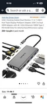 Usb Docking Station Dual Monitor, 11 Hub Triple Display Multipor.... Fixed Price $35.00.