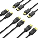 5 Pack 8K 60HZ Displayport To Feet Cable Male Gold Plated. Fixed Price $21.99.