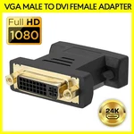 Dvi-a Female Vga Adapter Analog Connector Converter For Pc Monitor. Fixed Price $8.09.