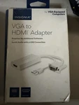 Insignia Vga Hdmi For Laptop Pc Desktop Adapter Tv Monitor Display Device. Fixed Price $10.99.