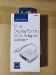 Insignia Mini Display Port To Vga Adapter. Fixed Price $6.95.
