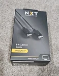 Nxt Technologies 6' Displayport Audio/video Cable, Black, NX51763 - New. Fixed Price $9.95.