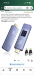 Braidol Wireless Hdmi Transmitter And Receiver, Plug Play 2.4G/5G Purple. Fixed Price $35.99.