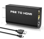 Sartyee New PS2 To Hdmi Converter Adapter, Video With 3.5MM Black. Fixed Price $16.33.