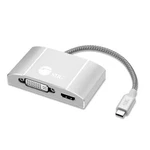 Siig Usb-c To 3-IN-1 Multiport Video Adapter With Pd Charging Dvi/hdmi/vga. Fixed Price $50.13.