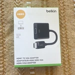 Belkin Hdmi To Vga Adapter 15CM Black K3720-03. Fixed Price $10.00.