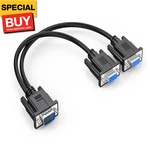 Vga Splitter Cable Dual Monitor Y 1 2 Female Adapter Converter. Fixed Price $12.11.