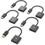 Benfei Displayport To Vga 5 Pack, Gold-plated Dp Adapter (male Fema.... Fixed Price $58.88.