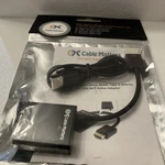 New Cable Matters Active Hdmi To Vga Female Adapter 113046. Fixed Price $15.01.