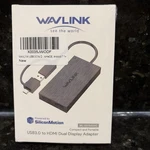 Wavlink USB3.0 / Usb-c Dual Hdmi 4K Video Adapter WL-UG7602HC (new Sealed). Fixed Price $20.00.