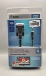 Belkin F3S007-06 Male-male Laptop Hdtv Vga Audio/video 6' Cable New Sealed. Fixed Price $9.95.