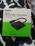 Authentic Belkin Usb-c To Hdmi + Charge Adapter (AVC002BTBK) Brand New Sealed. Fixed Price $25.00.