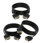 3-PACK- 10FT Svga M/m 15 Pin Cable Hd Display Tv Video Projector Pc Monitor Cord. Fixed Price $19.99.