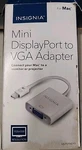 Insignia Mini Displayport To Vga Adapter Av For Mac (apple). Fixed Price $7.75.