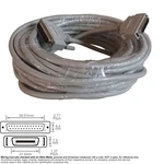 Cable Parallel Printer Centronics Mini 36-PIN DB25 25-PIN 50FT Ieee Hp Micro Ac. Fixed Price $18.50.