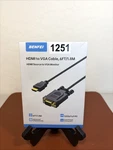 Benfei Hdmi To Vga 6 Feet Cable, Uni-directional Male. Fixed Price $14.99.