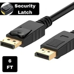 6FT Premium Dp Displayport Cable Video For Pc Computer Laptop Tv. Fixed Price $7.00.