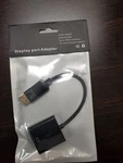 Display Adapter - Black With Audio Support. Fixed Price $10.00.