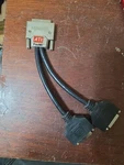 Ati Firemv Splitter Cable Vhdci To X Dvi-d Dual Link Female 6111020400G. Fixed Price $8.00.