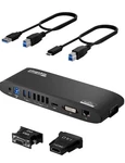 Plugable Usb 3.0 Dual 4K Horizontal Docking Station With Displayport. Fixed Price $44.00.
