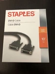 Staples Ft. Dvi-d Cable Black 29762 Monitor Pc Video Full 1080P Resolution. Fixed Price $14.99.