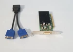 Nvidia Pci-e NVS-280 64MB Graphics Card DMS-59 Dual Vga Cable. Fixed Price $90.00.