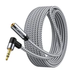 Hftywy Headphone Extension Cable 3.5MM To Female Stereo Ft, Gray. Fixed Price $14.76.