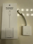 Two Apple Mini Displayport To Vga Adapter Model A1307 & A1305 For Macbook Imac. Fixed Price $6.74.