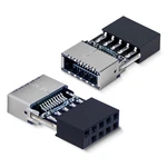 Ysiueng Usb 2.0 To 3.2 Gen 1 Header Adapter 2-PACK , 9PIN Type-e Black. Fixed Price $20.69.