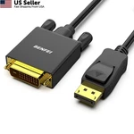Benfei Displayport To Dvi 10 Cable, Uni-directional Feet, Pack. Fixed Price $20.16.