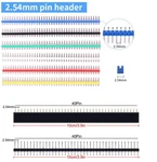 40-PIN Male Header 0.1" 2.54MM Breadboard Pcb Strip Connectors 30/60/72. Fixed Price $9.99.