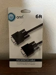 Onn ONA18HO004 Vga Monitor Cable. Fixed Price $6.59.