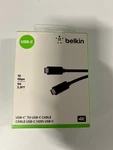 Belkin Usb-c To Cable 3.3FT New Nib. Fixed Price $9.50.