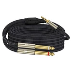 Ztoxlr 3.5MM 1/8 Trs Dual 6.35MM 1/4 Ts Mono Breakout Cable Y 10FT. Fixed Price $16.16.