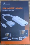 J5 Create Vga To Hdmi Video Audio Adapter White JDA204. Fixed Price $9.99.