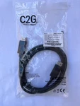 C2G Cables To Go 54401 6FT Displayport W/ Latches Male Black New. Fixed Price $7.95.