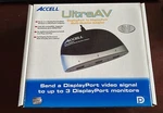 New! Accell Ultraav 1-DISPLAYPORT 3-DISPLAYPORT Multi-monitor Adapter. Fixed Price $45.00.