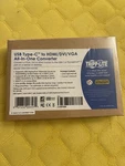 Tripp Lite Usb C To Hdmi / Dvi Vga Multiport Adapter 4K Type. Fixed Price $25.95.