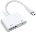 Mfi Certified Usb To Hdmi Adapter For Iphone 17 16 15 Tv, 4K 60HZ Type-c. Fixed Price $20.45.
