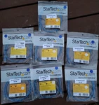 Qty 7 Startech RJ45PATCH3 3FT CAT6 Gigabit Ethernet Cable Snagless Utp Blue. Fixed Price $14.99.