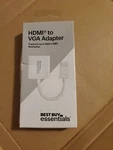 Best Buy Essentials- Hdmi To Vga Adapter White. Fixed Price $16.99.