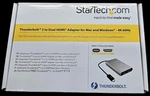Startech.com Thunderbolt 3 To Dual Hdmi Adapter For Mac And Windows 4K 60HZ New. Fixed Price $114.99.