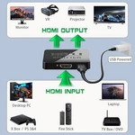 Mindorlen 4K Hdmi Splitter 1 2 Out Mirror Display Not Expand - Black. Fixed Price $26.61.