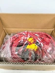 Lot Of 25 Panduit LPCE03/N Dual Locking Power Cords 8FT Red Iec C20 C15 Pdu. Fixed Price $69.99.