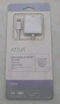 New Sealed Ativa Mini Displayto Vga Port Hdmi F Pigtail Adapter, White. Fixed Price $9.99.