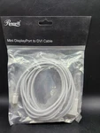 New Rosewill RCDC-14020 15-FOOT White Mini Displayport To Dvi Cable 1080P, M/m. Fixed Price $8.99.