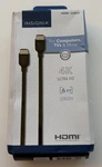 Insignia - 6" 4K Ultra Hdmi Cable Black (box Scuffs). Fixed Price $7.97.