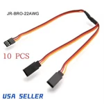 10PCS 300MM Style Servo Rc Extension Lead Wire Cord Cable For Jr Futaba Usa. Fixed Price $11.59.